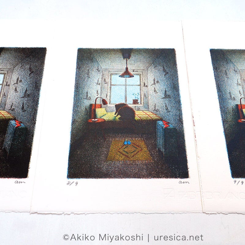 みやこしあきこ「ちいさなトガリネズミ・ベッド」（シート） | URESICA