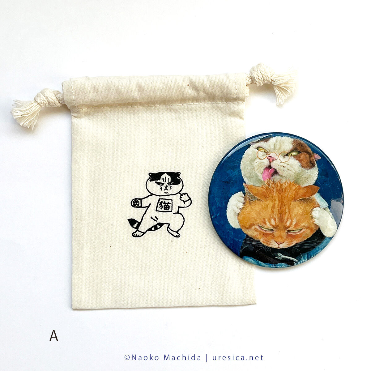 町田尚子 缶バッジミラー | URESICA