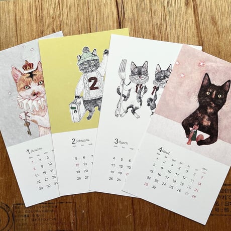cat&dog&me 2024カレンダー