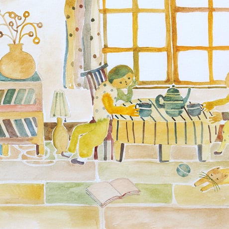 しんよんひ 作品「窓辺」