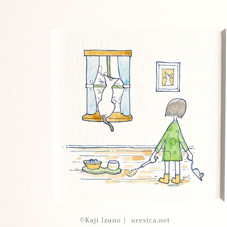 伊津野果地「ねことくらすのはどうだろうか」原画10