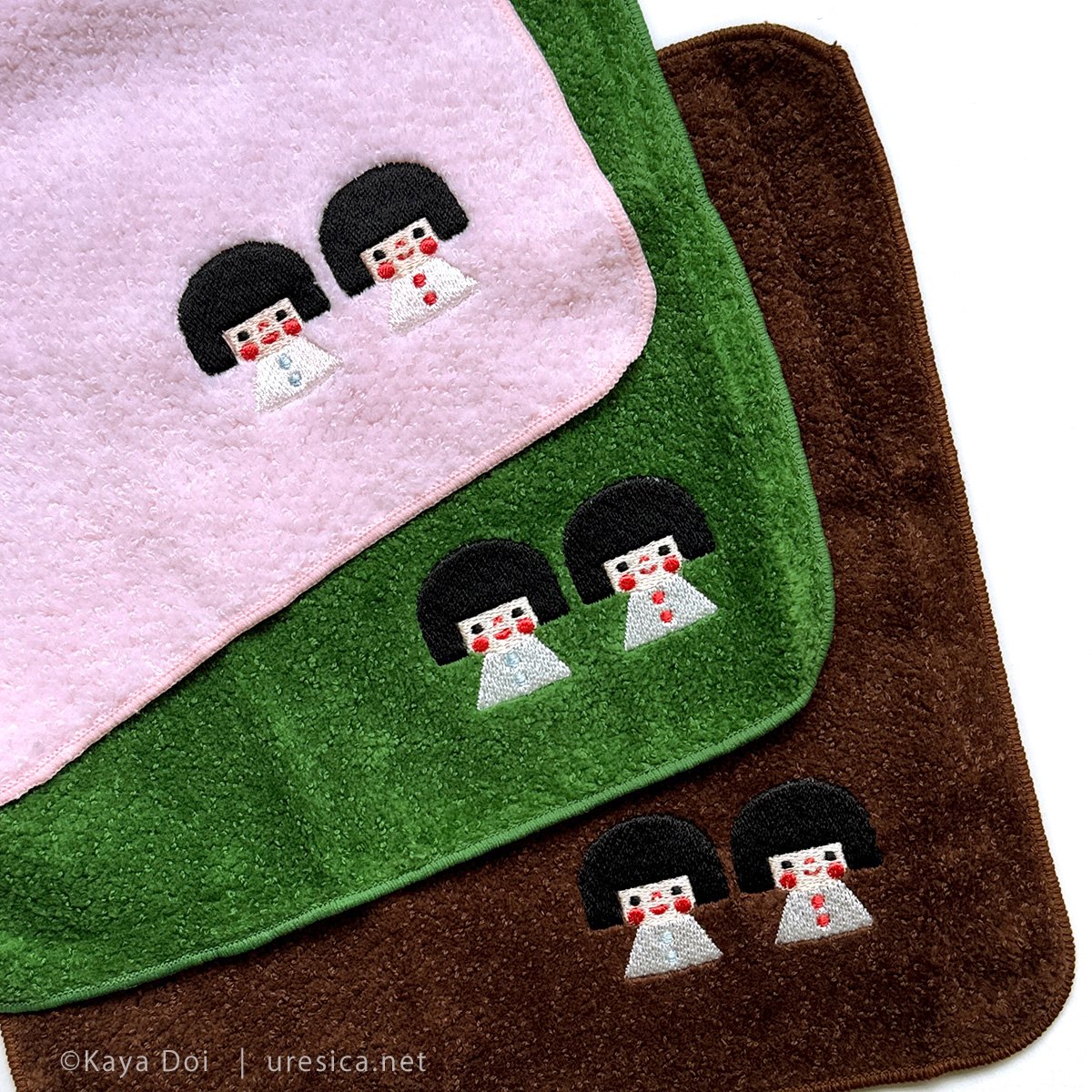 どいかや「チリとチリリ」タオルハンカチ | URESICA