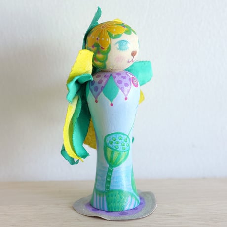 くまあやこ「花の精」こけし