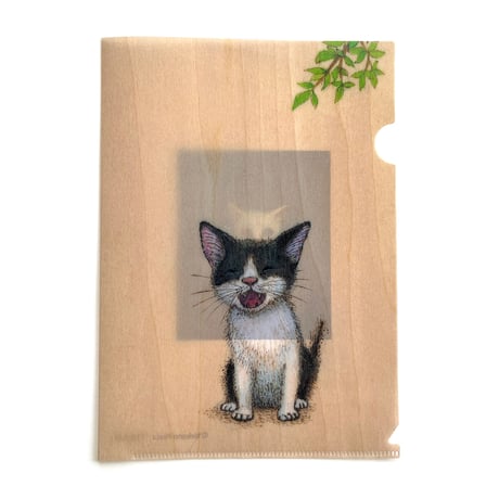 猫野ぺすか「11月の猫」A5クリアファイル
