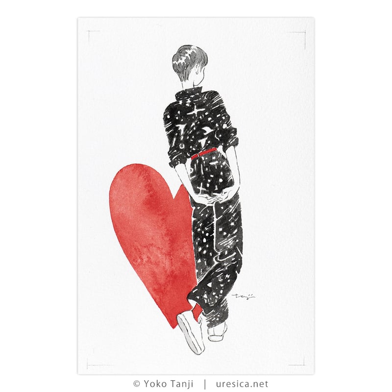 丹地陽子「♡10」原画 | URESICA