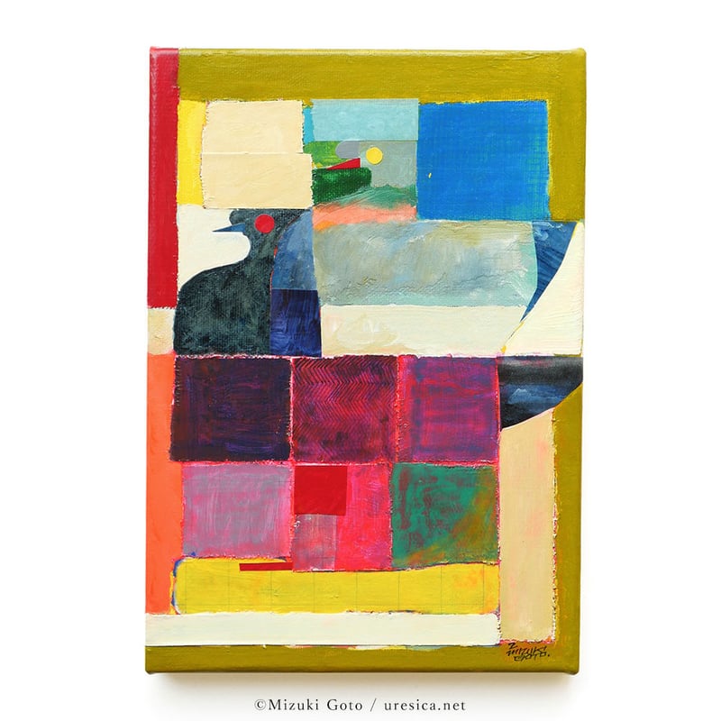 ☆後藤優子☆「あみだくじ」油絵 後藤美月 作品「2」 | URESICA