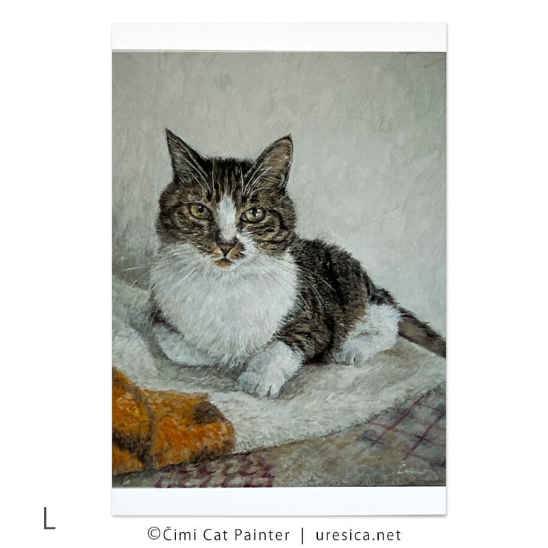 Čimi Cat Painter ポストカード2 | URESICA Čimi Cat Painter ポストカード2 | URESICA