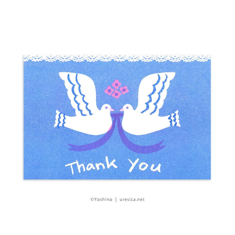 芳野 Thank You カード | URESICA