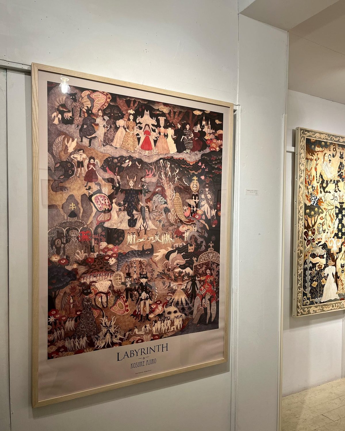 京個展 失格参 原画 ポスター 月曜日は休廊です 児嶋都 描き下ろし新作『女の子図解』も