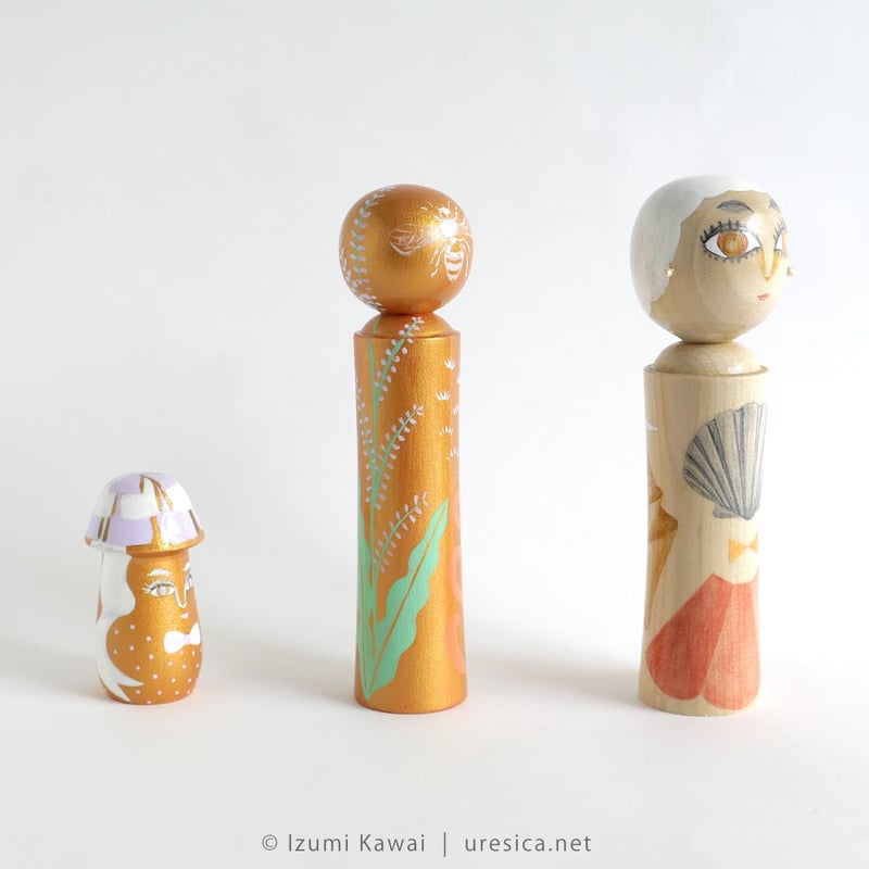 こけしの絵 河井いづみ こけし | URESICA