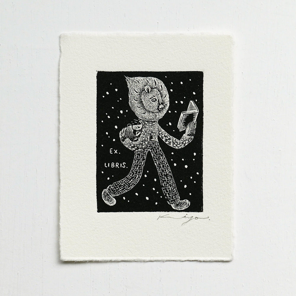額付き銅版画応用絵画title「未來ニャンコ」 【公式通販】