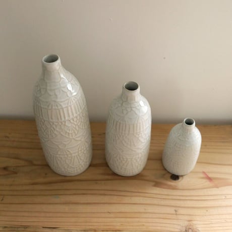 sen／Doily vase