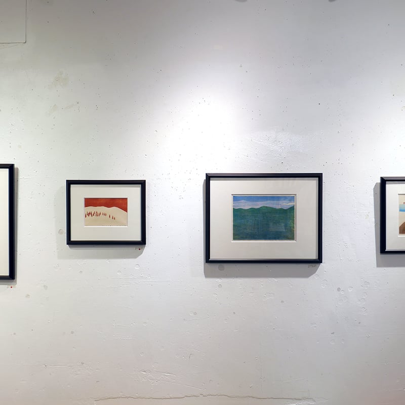 平岡瞳 木版画「空とおく」30 | URESICA