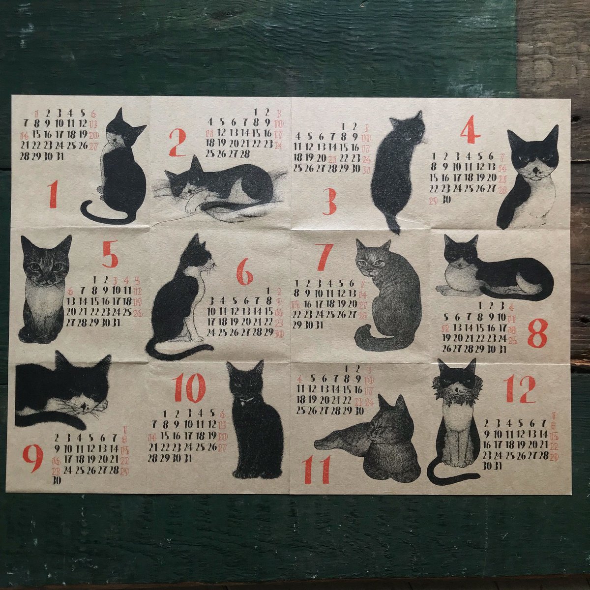 ナツメカズキ サイン会 限定 2019カレンダー ナツメカズキ