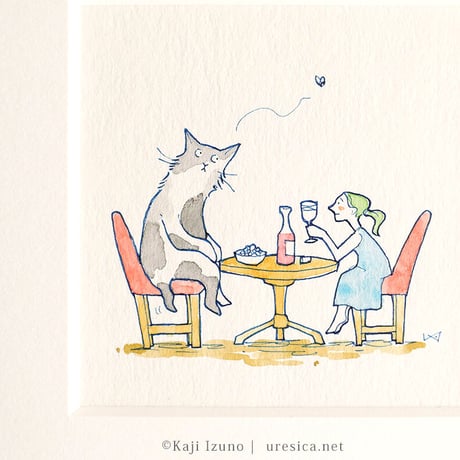 伊津野果地「ねことくらすのはどうだろうか」原画11