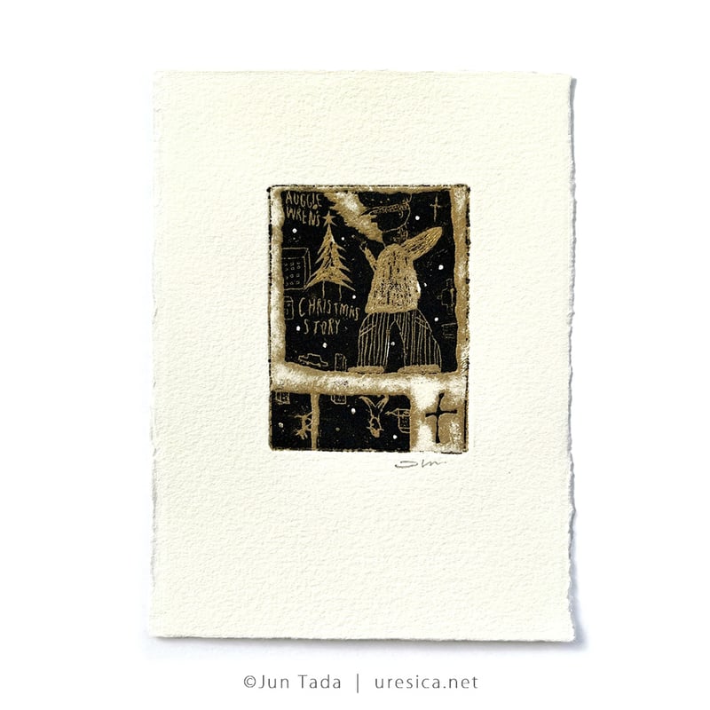 タダジュン「AUGGIE WREN'S CHRISTMAS STORY」銅版画シート | UR