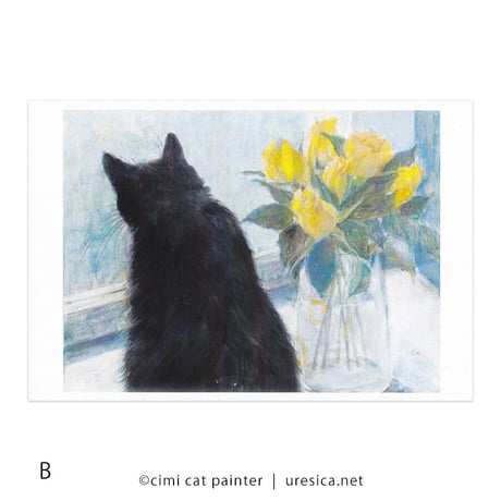 Čimi Cat Painter  ポストカード１