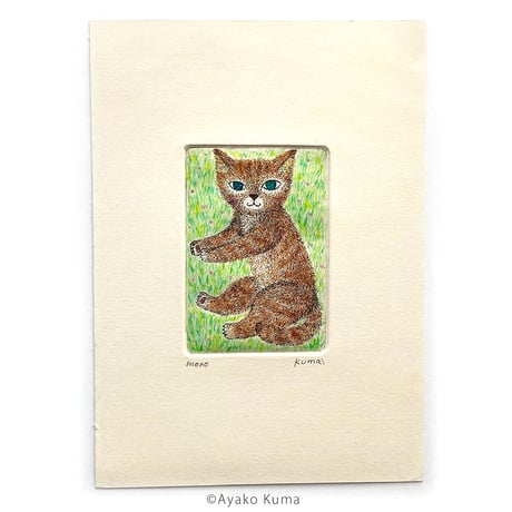 くまあやこ「ねこ」 シート