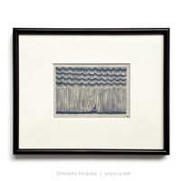 平岡瞳　木版画「空とおく」29