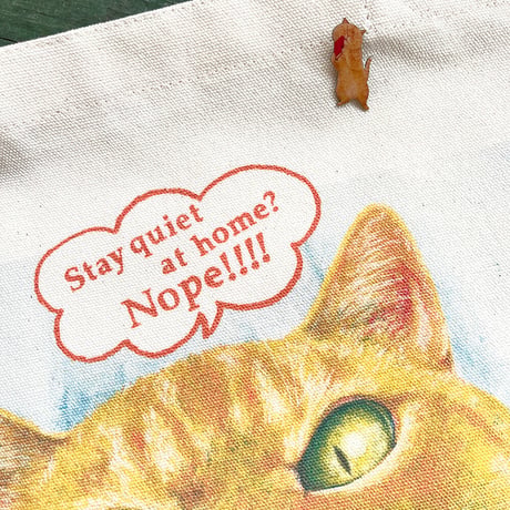 町田尚子「ねこはるすばん」ピンバッジ