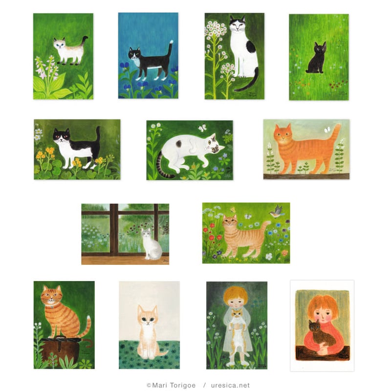 とりごえまり ポストカード3 | URESICA