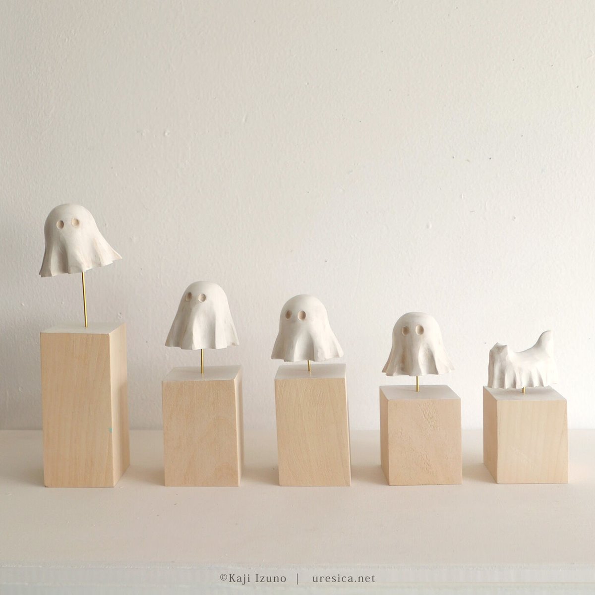 伊津野果地 木彫作品「Ghosts」 | URESICA