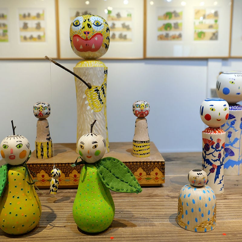 竹上妙「ラ・フランスさん」こけし | URESICA