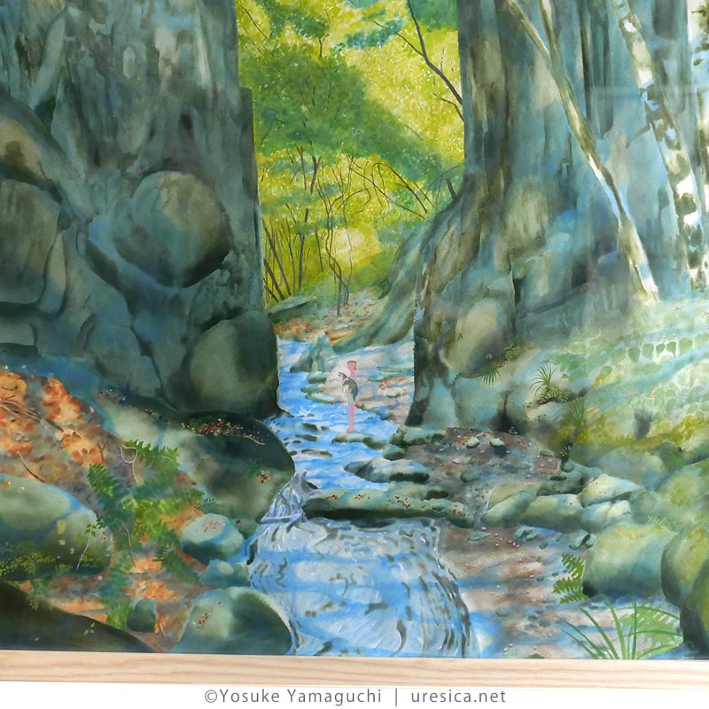 北澤平祐 原画 水彩 ようま観光バスツアー 北澤平祐画集『あまりにも かるい わたしは』 | nowaki