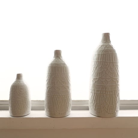 sen／Doily vase