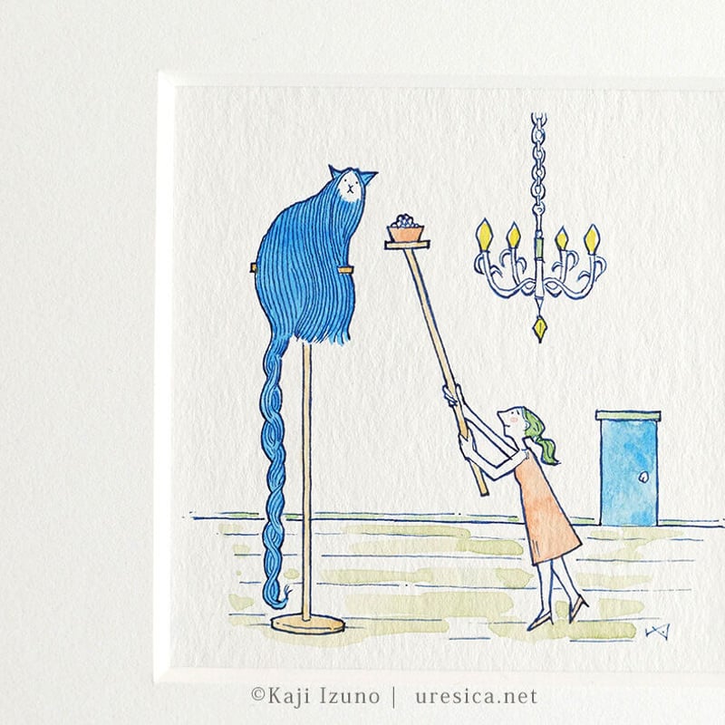 伊津野果地「ねことくらすのはどうだろうか」原画7 | URESICA