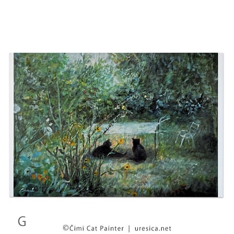 Čimi Cat Painter  ポストカード２