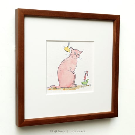 伊津野果地「ねことくらすのはどうだろうか」原画4