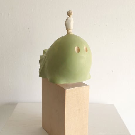 伊津野果地　木彫作品「Ghost Rider」