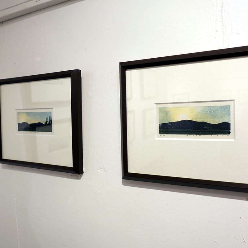 平岡　瞳　木版画　富士山 平岡瞳 木版画 10 | URESICA