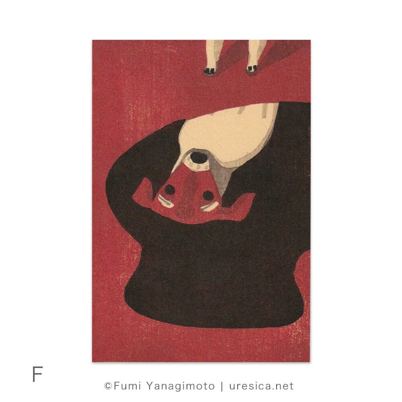 柳本史 額装木版画「RAIN DOG 雨犬』版画 柳本史 / 文 外間隆史 | twililight's STORE