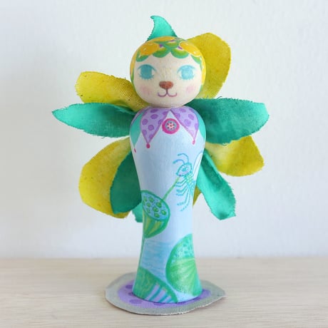 くまあやこ「花の精」こけし
