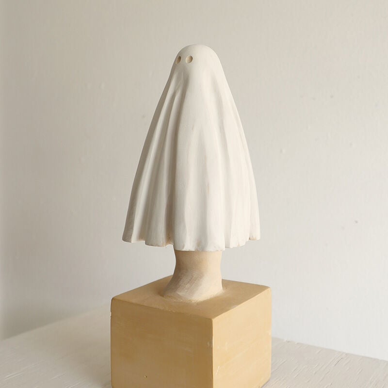 伊津野果地 木彫作品 「Me and My Ghost」 | URESICA