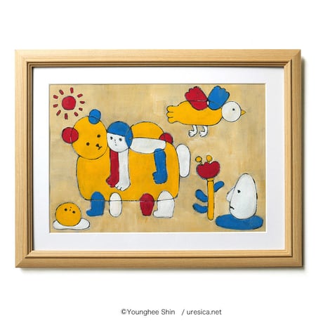 しんよんひ　作品「平和」