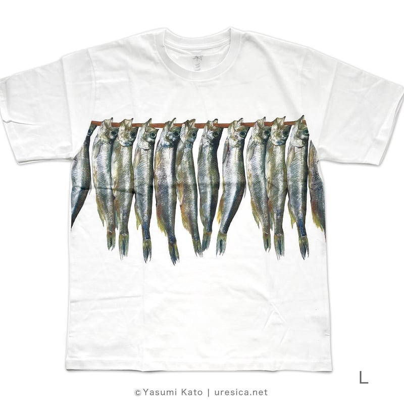 加藤休ミ ししゃもTシャツ | URESICA
