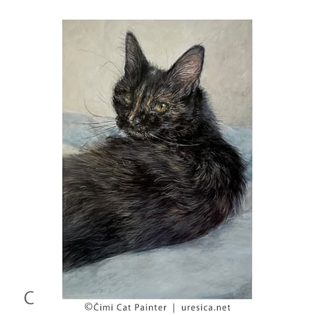 Čimi Cat Painter  ポストカード２