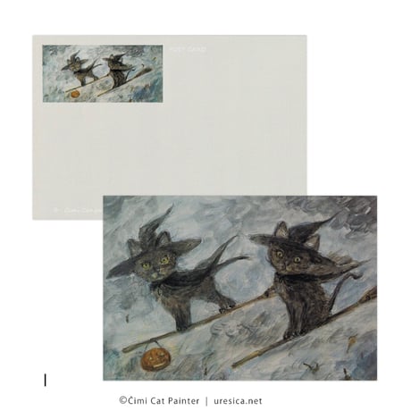 Čimi Cat Painter  ポストカード３
