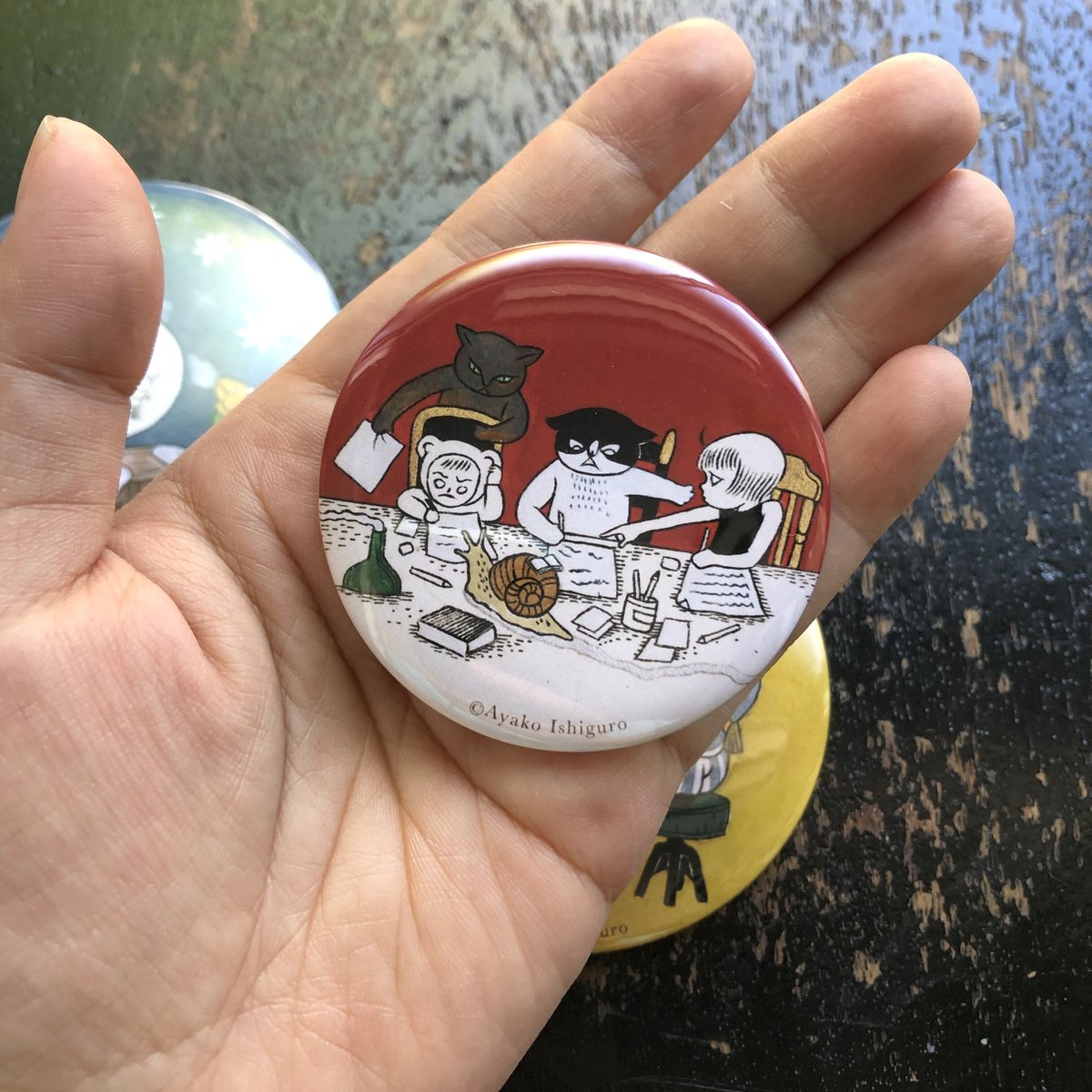 石黒亜矢子「勉強」缶バッジ | URESICA