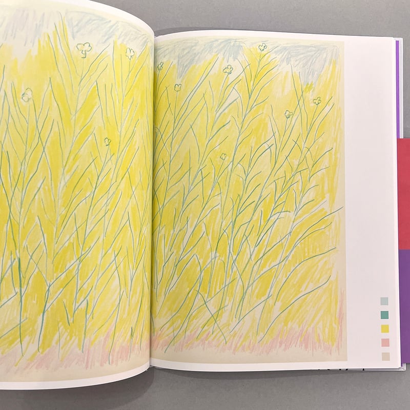 安藤玉子　原画　藍染のような作品 安藤玉子 油彩 原画 真夏の夜の夢(be together)(ephemeral)》f4 油彩