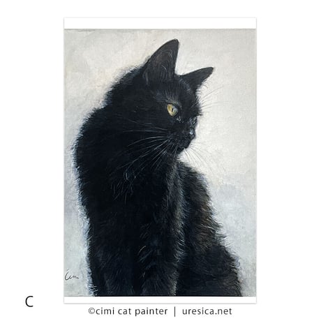 Čimi Cat Painter  ポストカード１
