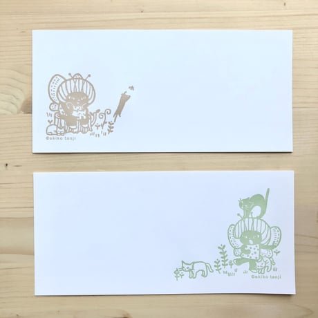 たんじあきこ 活版印刷 一筆箋