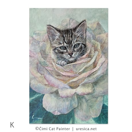 Čimi Cat Painter  ポストカード２