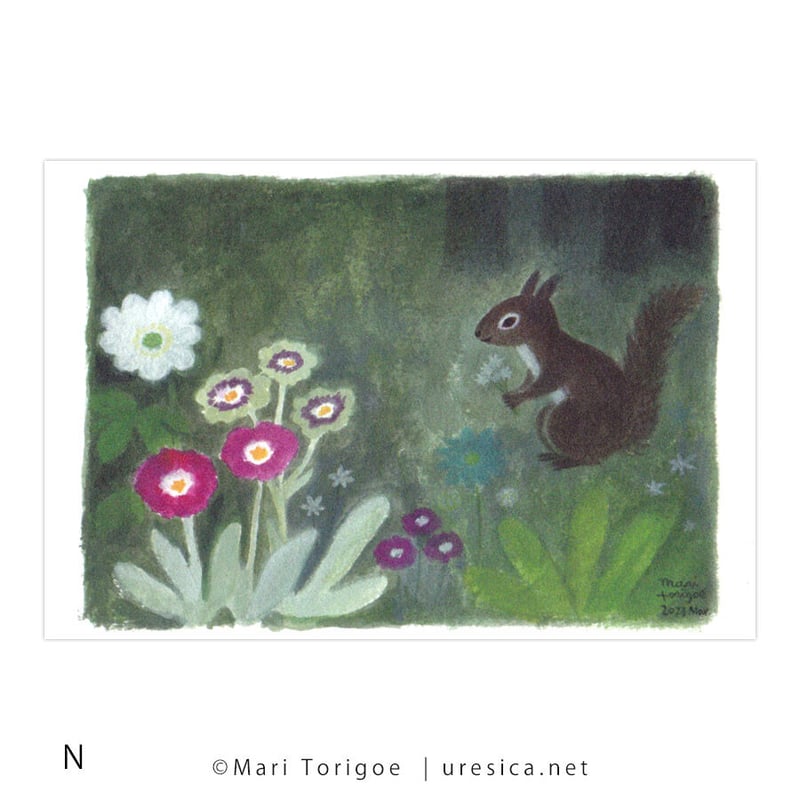 MORRIEポストカード スパイラルマーケット青山店で、ポストカード12種類販売中です