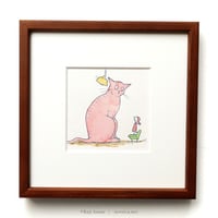 伊津野果地「ねことくらすのはどうだろうか」原画4