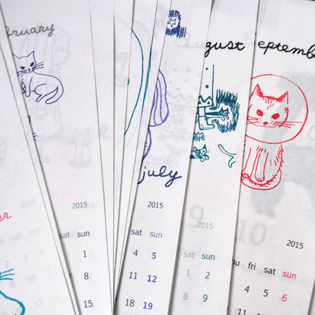 たんじあきこ 2015年カレンダー