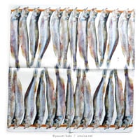 加藤休ミ　ししゃもハンカチ